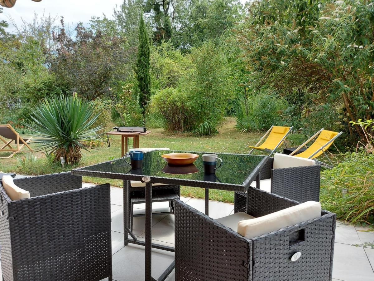 Centre St Jorioz : Charmant Et Spacieux Studio Avec Terrasse Et Jardin Privatif Saint-Jorioz Eksteriør billede