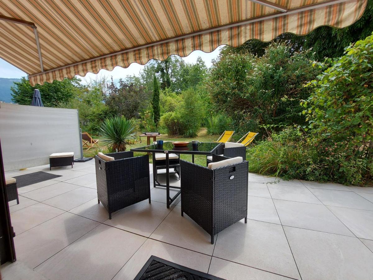 Centre St Jorioz : Charmant Et Spacieux Studio Avec Terrasse Et Jardin Privatif Saint-Jorioz Eksteriør billede